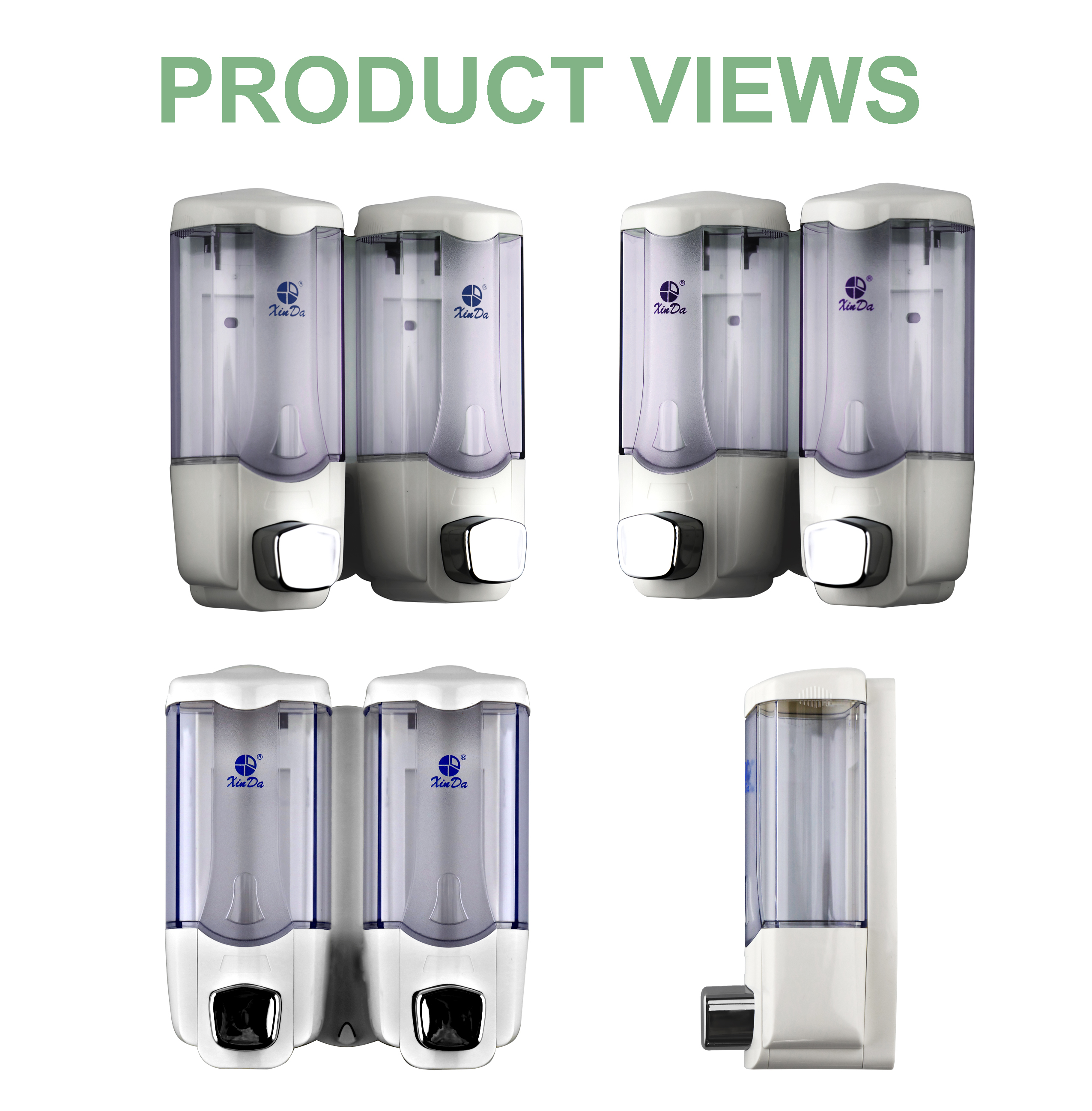 موزعات صابون الفولاذ المقاوم للصدأ 